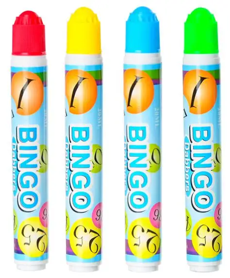 OEM Cheap Bingo Art Markers 10mm Nibs Small Capacity 20ml No Leaking 10 Colors Dot Marker Set Bingo Game Bingo Dabber Ink Dauber