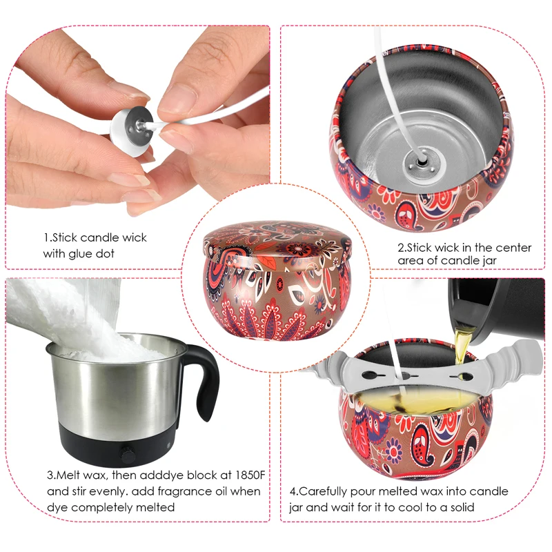 1.5l Electric Wax Melter Pot Heater Candles Professional Wax Warmer Melting Machine