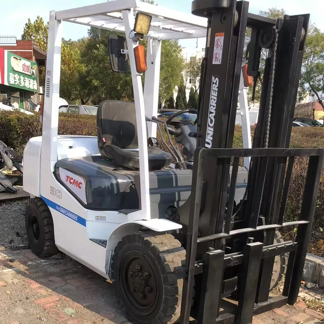 Подержанный TC M телескопический дизельный вилочный погрузчик FD30 3 тонны 45 погрузчиков с двигателем Isuzu и насосом Eaton Goodsense для продажи