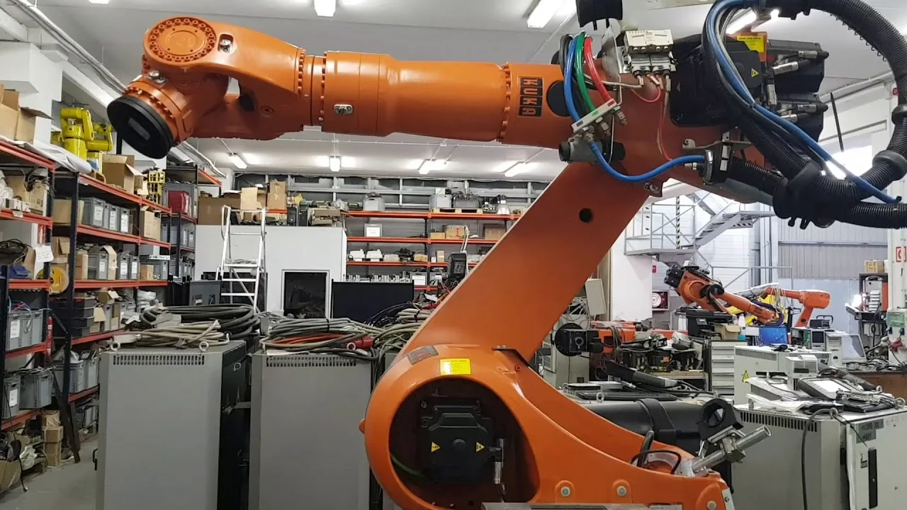 Automatic Equipment multifunction Welding Robot KUKA KR210 R2700-2 Robot Arm 6 Axis OEM With Megmeet Welding machine