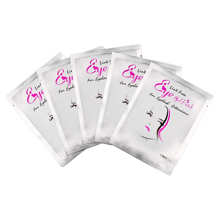 Eyelash Extension Application Customized Color Collagen Eye Pads lint free lash eye gel patch