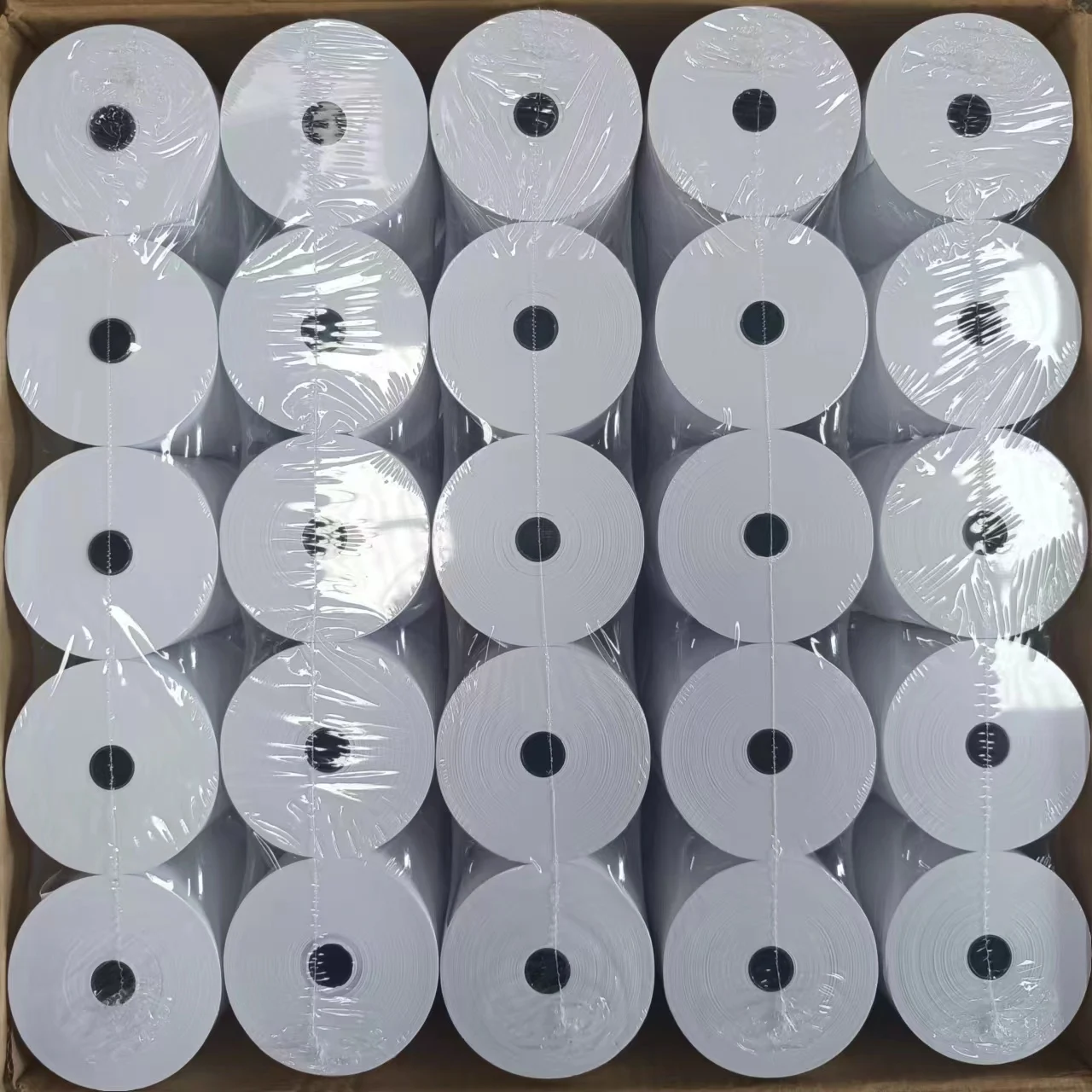 Jumbo Atm Cash Register Thermal Paper Terminal Paper 80x60mm Coreless Till Roll For Pos Printer Manufacture