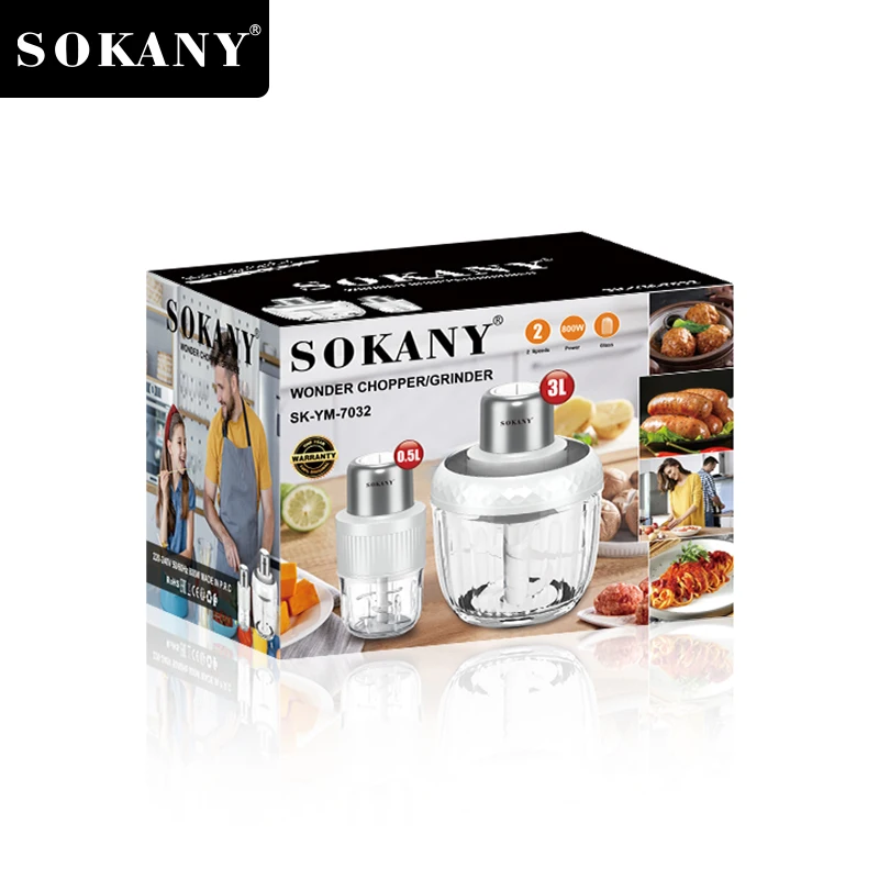 Premium Brand RAF Sokany Grinder Change Speed Gear Box Smooth Running Low Noise And Strong Chopping Meat Blender