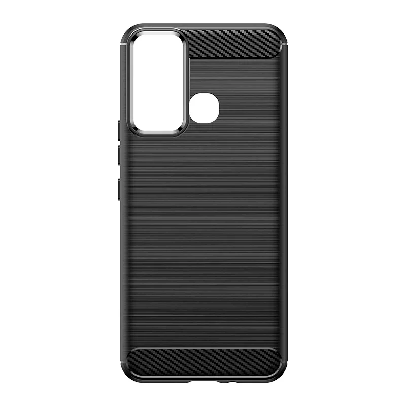 Mobile Phone Accessories Smartphone Cover Soft Silicone TPU Carbon Fiber Case For Infinix Hot 20 Play Hot20s