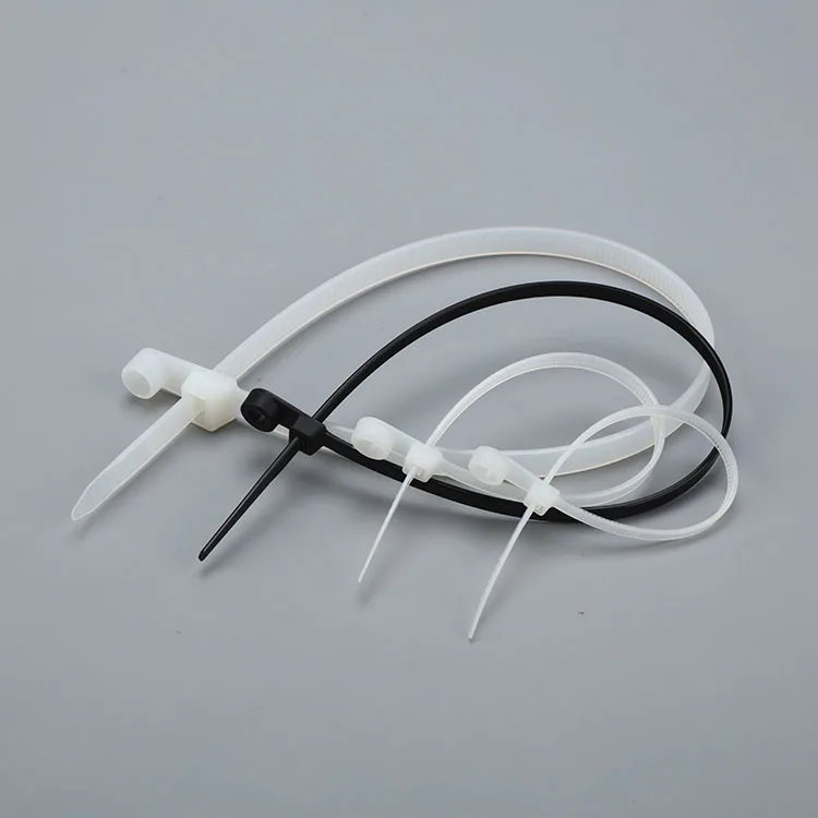 Mountable Cable Ties( mountable head cable ties, nylon cable ties)