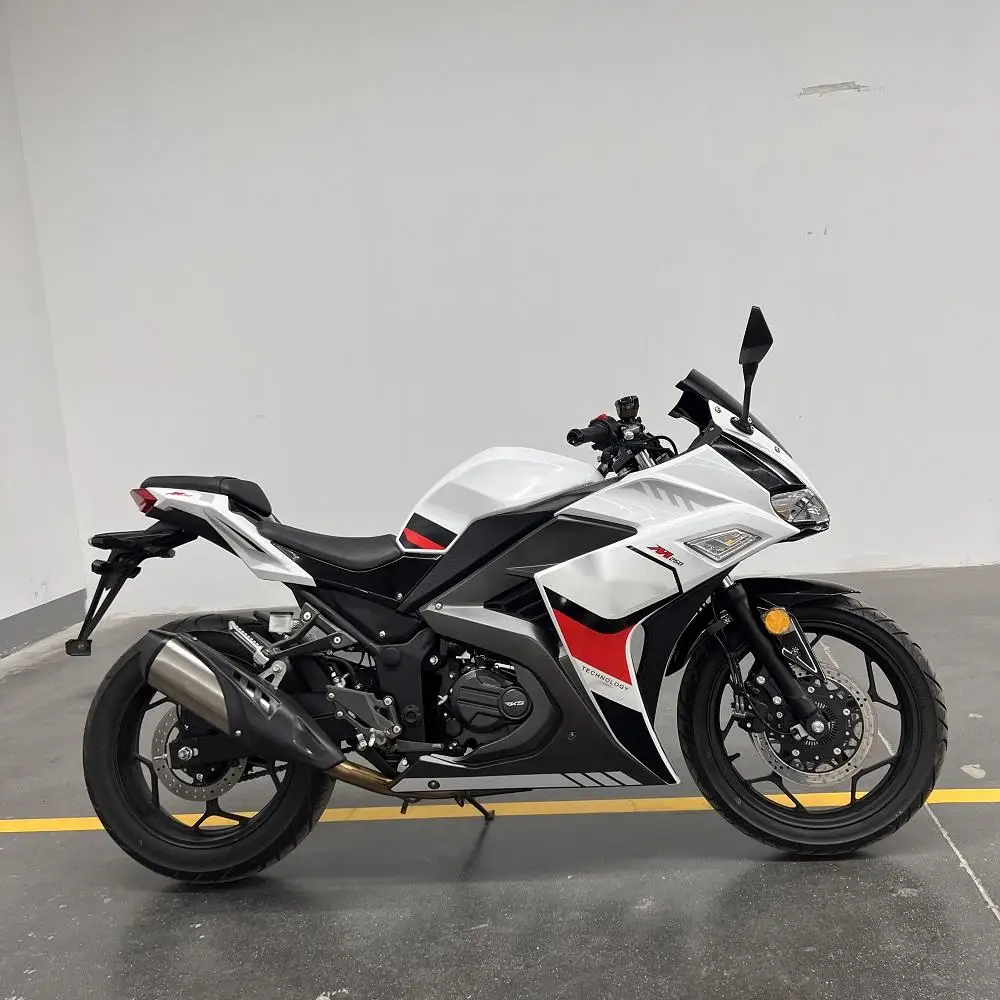 250CC Oil Cooling Double Disc Brake 4 Stroke 1 Cylinder Electric Start High Speed Racing Motorcycle