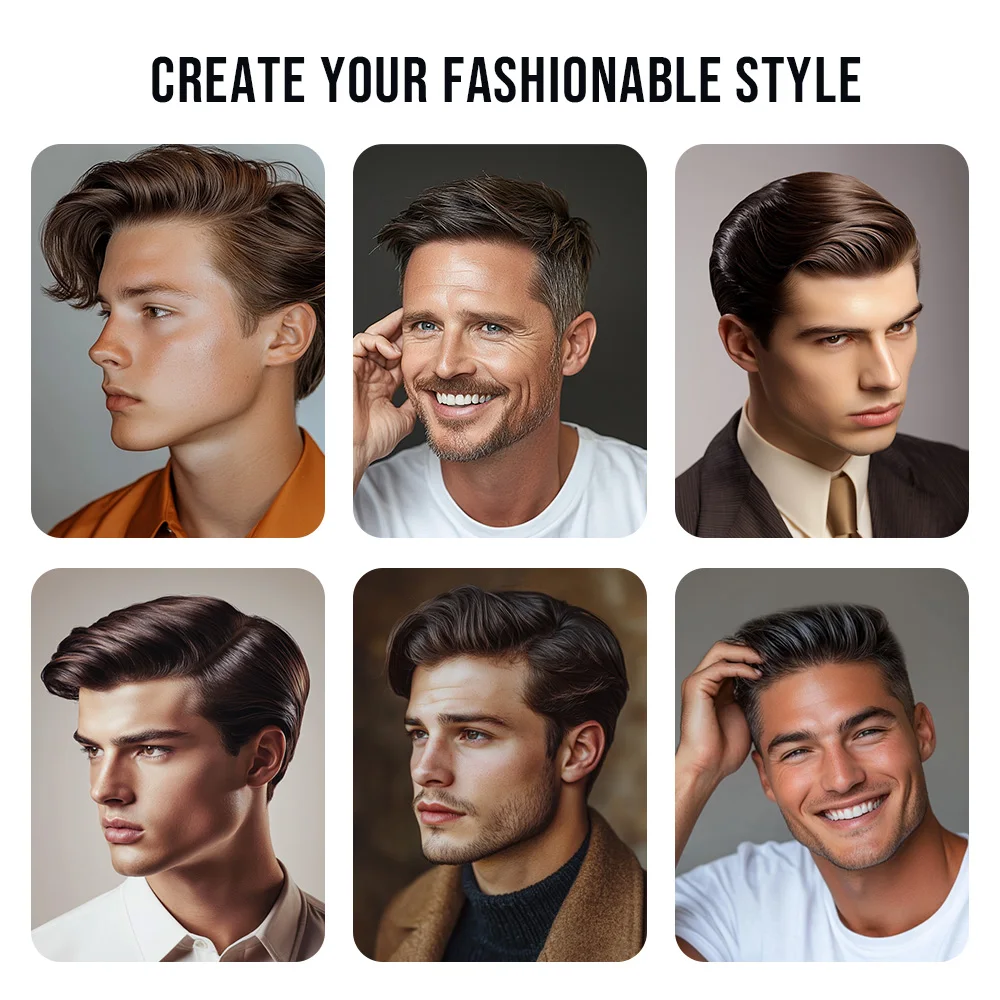 Free Sample In Stock Hot Sale Strong Hold Styling Water Base Barber Hair Pomade Wax Gel For Men