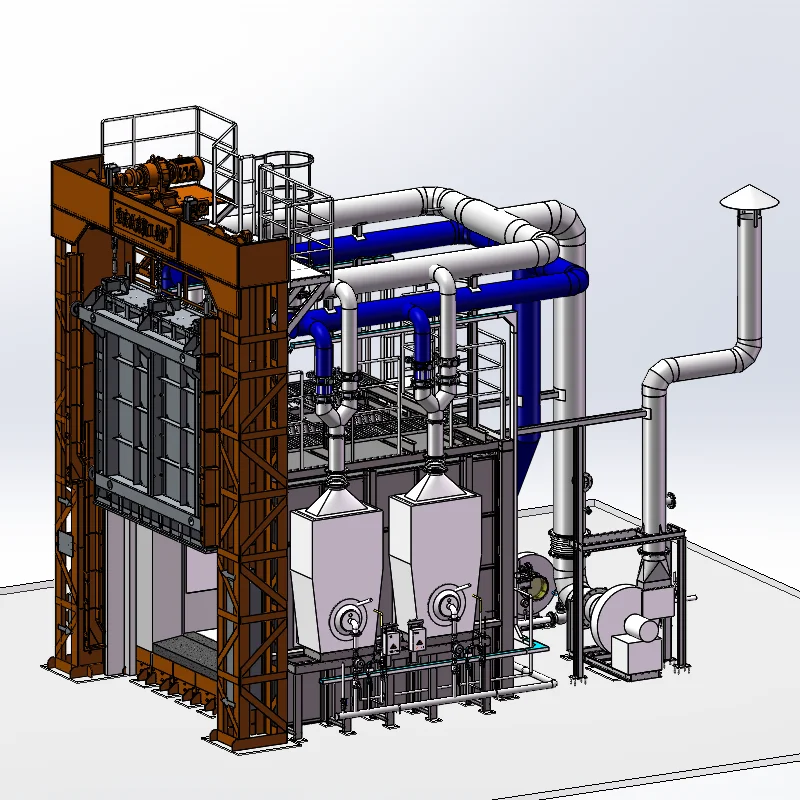 
Anti-collision protection, simple control of all-fiber large-scale regenerator heating industrial furnace 