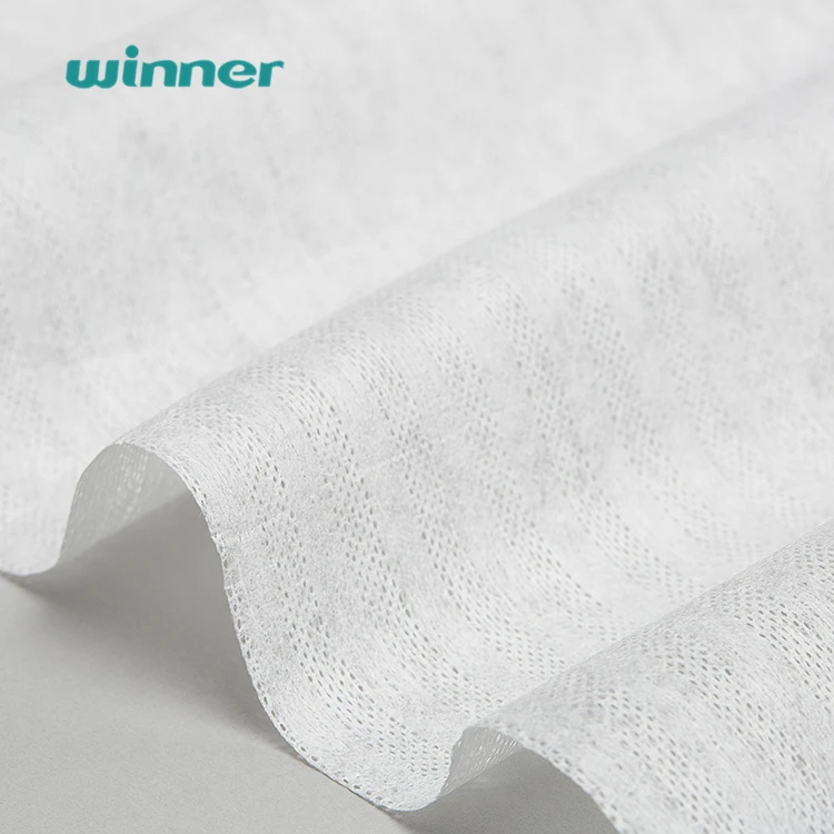 Winner OEM Environmentally Friendly Degradable Biodegradable 100% Cotton Spunlace Nonwoven Fabric Professional Manufacturer