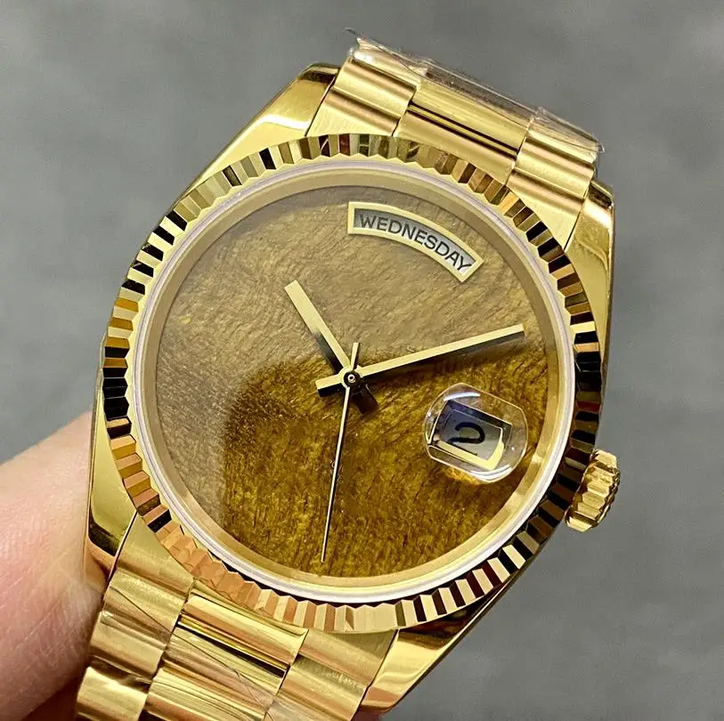 Top Master Crafts Luxury Automatic Mechanical 36mm Chronograph 5A-Grade Date Day Display Crystal Business Style Sport Watch