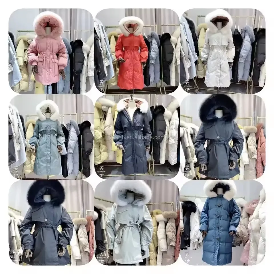 Womens Lightweight Puffer Jacket, Winter Coats for Women Warm Quilted Bubble Padded Hood Coat with Faux Fur Collar