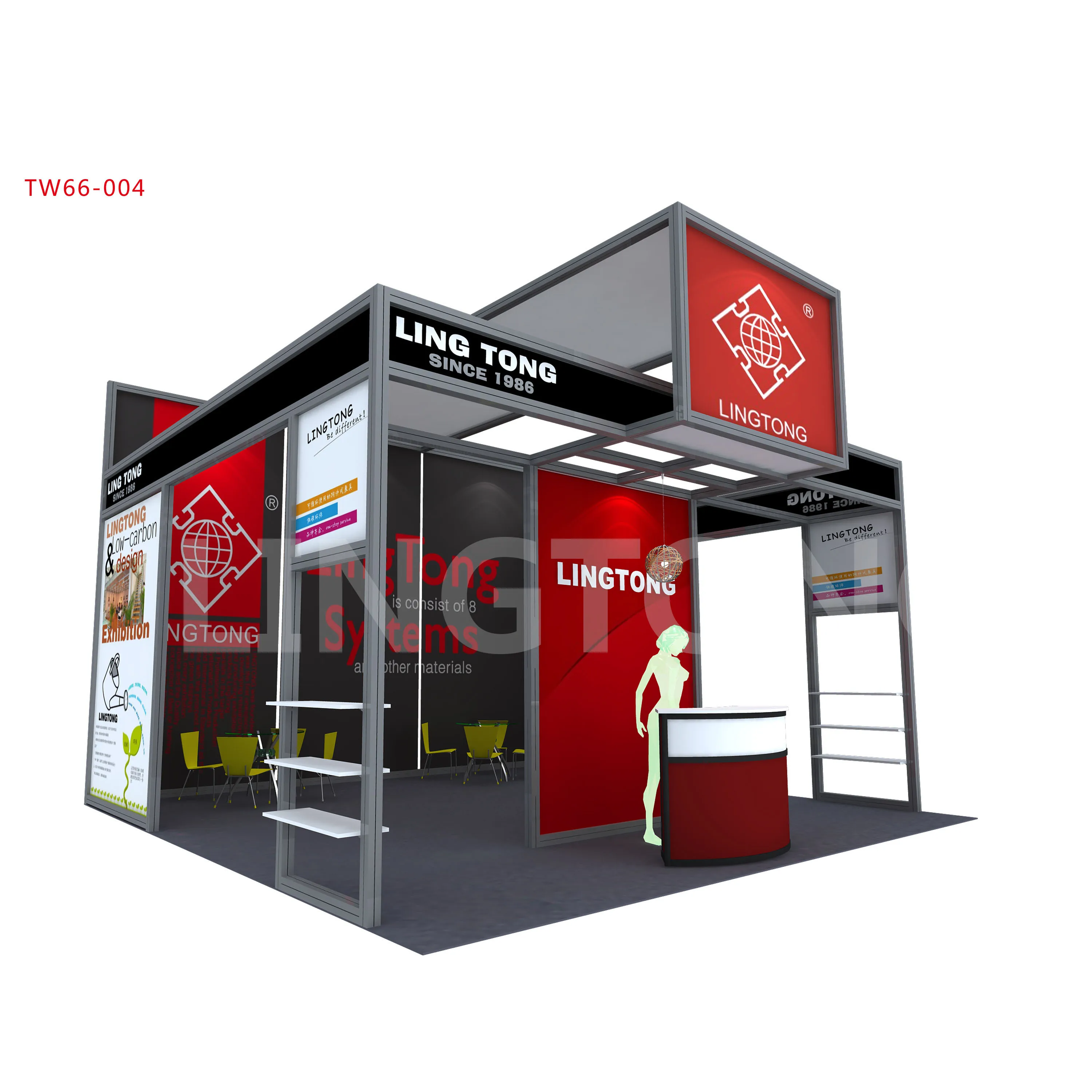 customIzed aluminum exhibition booth /display stand/fair booth