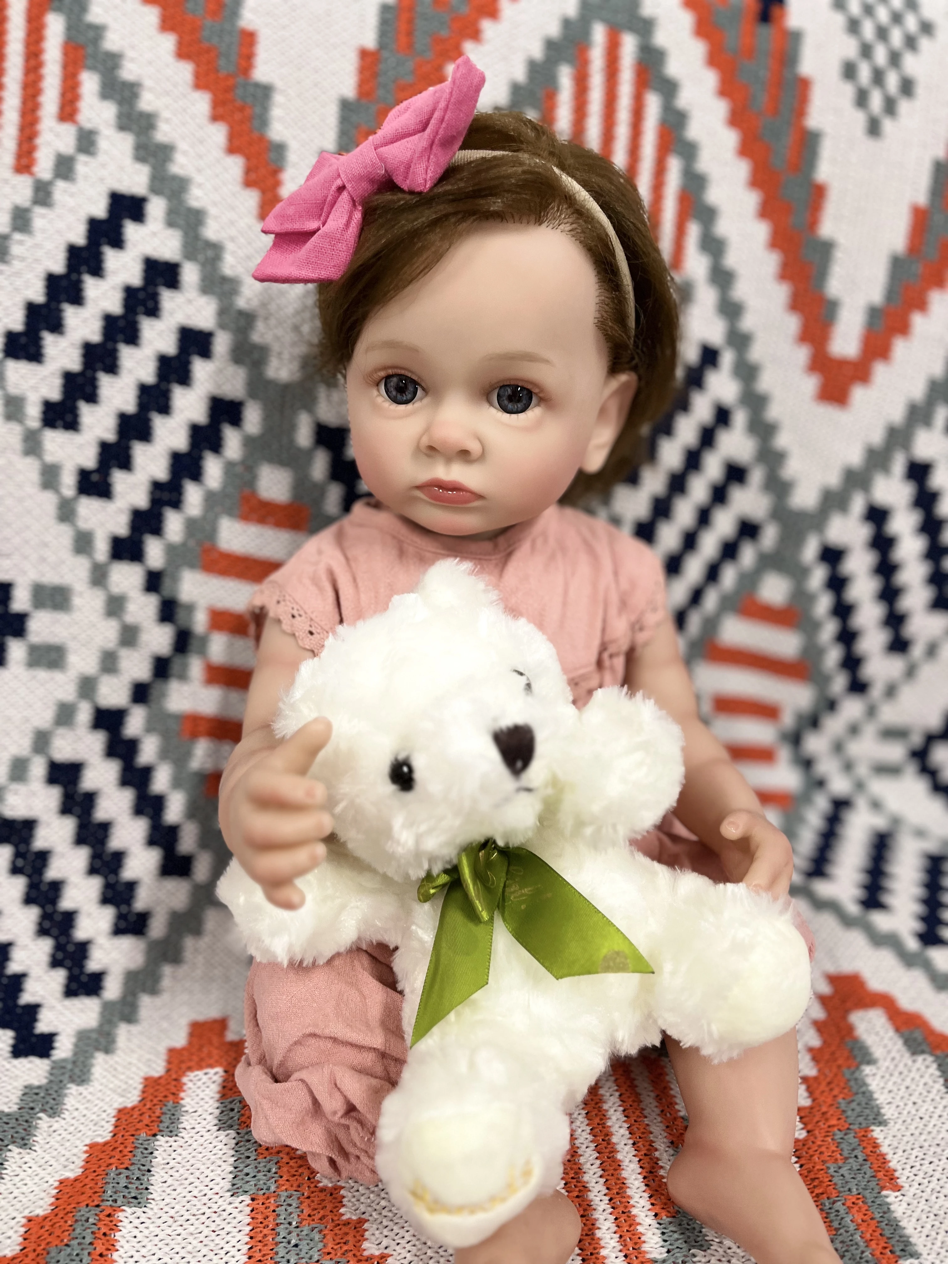 55cm High Quality Vinyl Simulation Baby Dolls Set Realistic Silicone Male Baby Alive Dolls Bebes Reborn De Silicona