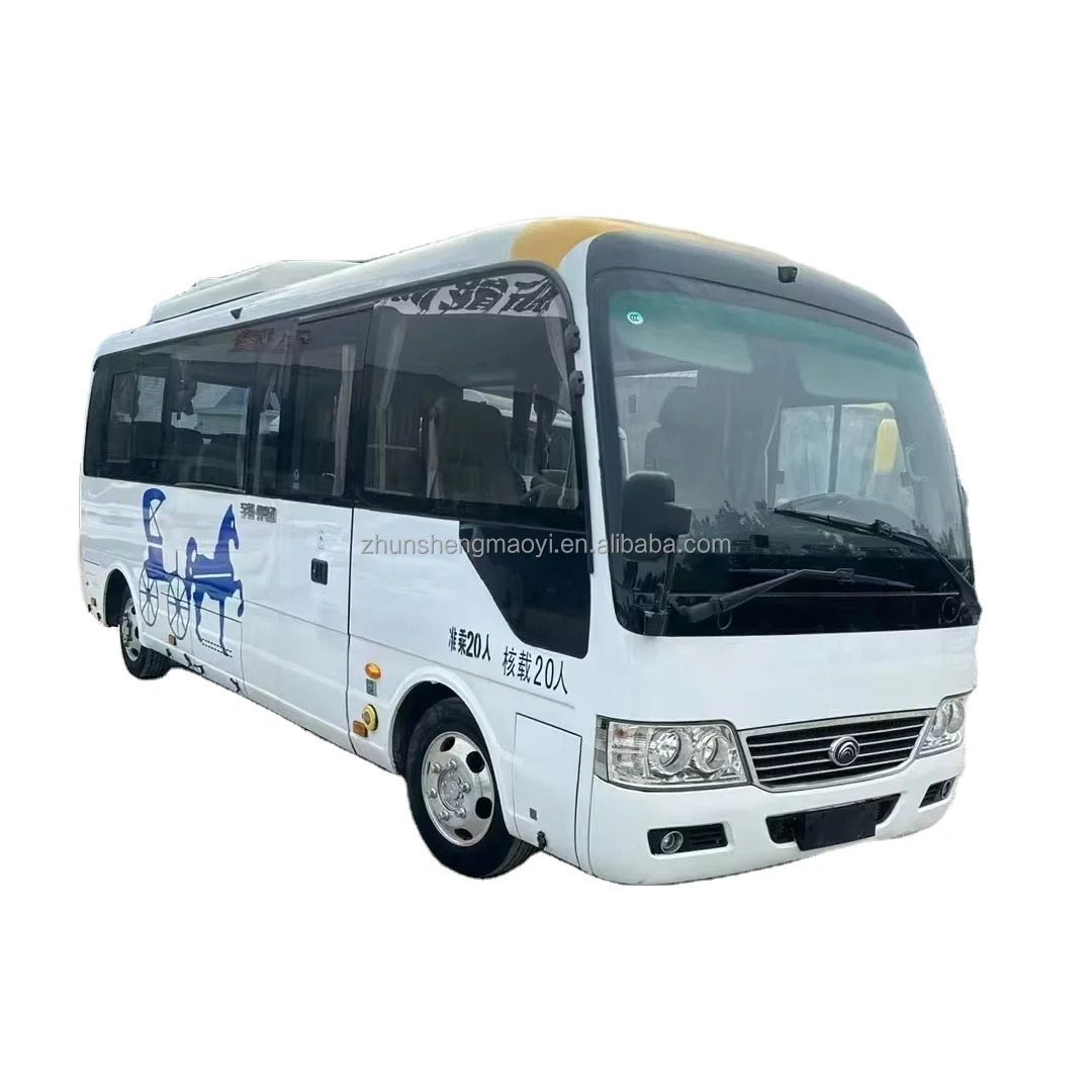 20-Seat Pure Electric Minibus Energy-Saving Diesel Bus that Can Travel 150 km on 62° Electricity Used Condition