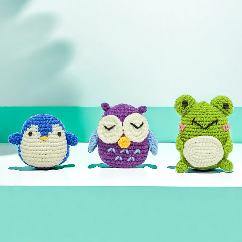 Yarn for Crocheting Shark Tank with Step by Video DIY Tutorials Dinosaur Animals Plants Crochet Kit for Beginners