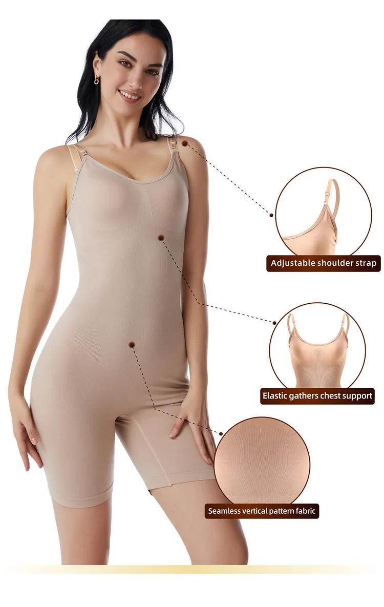 2022 NEW ARRIVAL Women Seamless Fajas Bodysuit Cheap Wholesale Post Partum Shaper Body Shaper Shorts