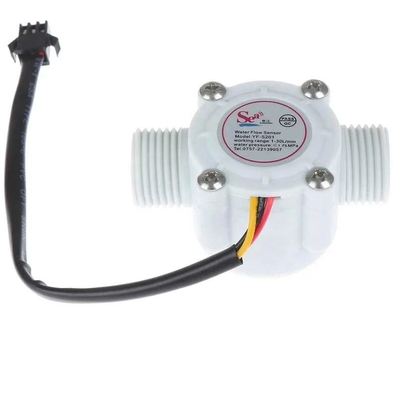 Hall 1-30L/min For Arduino 1/2' Water Flow Sensor Switch Meter Flowmeter Counter Sensor Control Effect Flowmeter