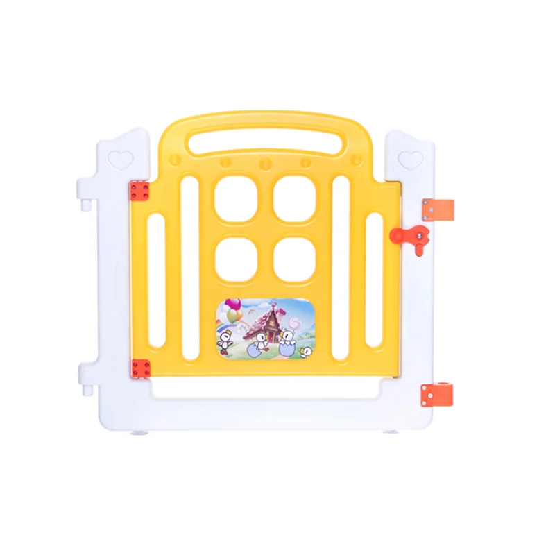Colorful PP material kids plastic fence large playpen for babies children playard