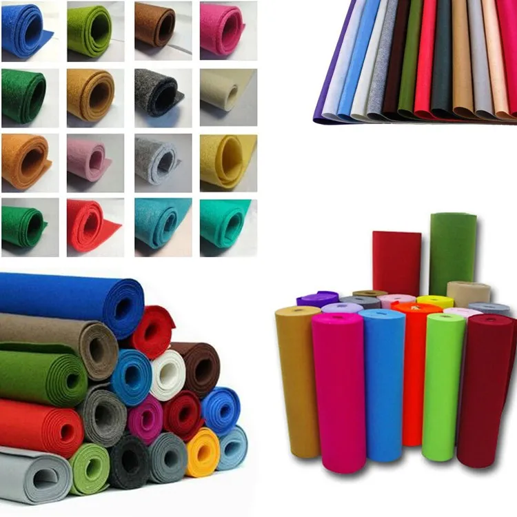 Different Thickness 1mm 2mm 3mm 4mm 5mm Polyester Felt Fabric Sublimation Wool Felt Blank Sheets