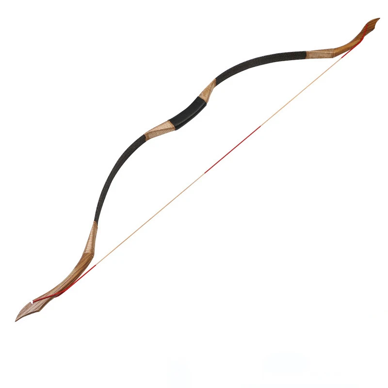 Wooden arc moon traditional recurve bow competition bow and arrow equipment outdoor scenic entertainment
