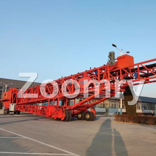 Integration of industry and trade Adjustable Height Flexible Movable Telescopic Stacker