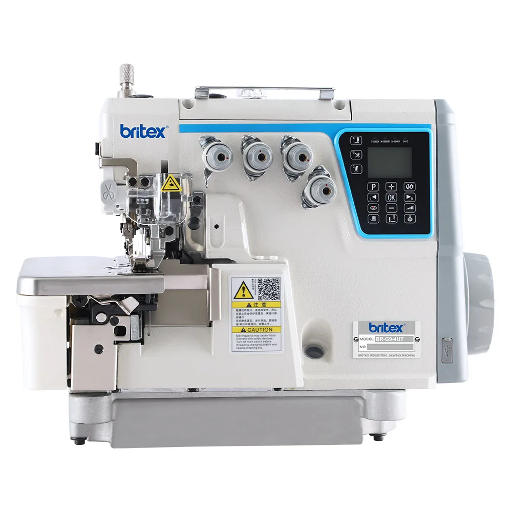 hot selling  Britex Br-G9-4ut full automatic 4 thread overlock machine sewing equipment for clothes
