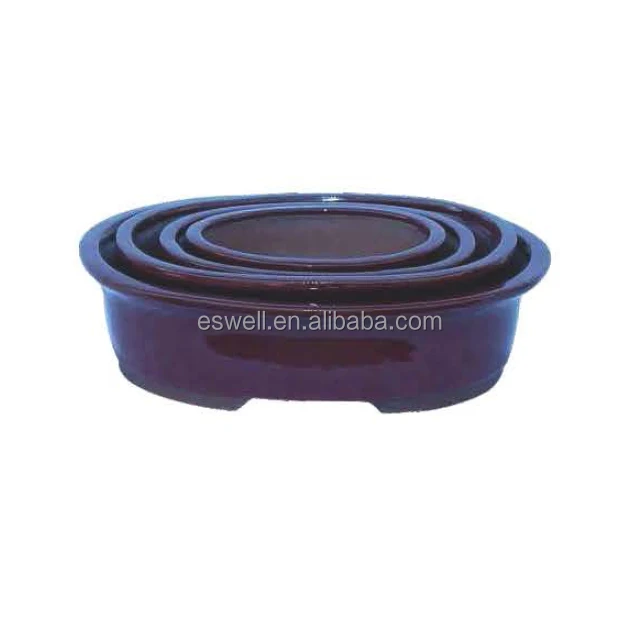 Home and garden accessories colorful glazed ceramic pots bonsai pots