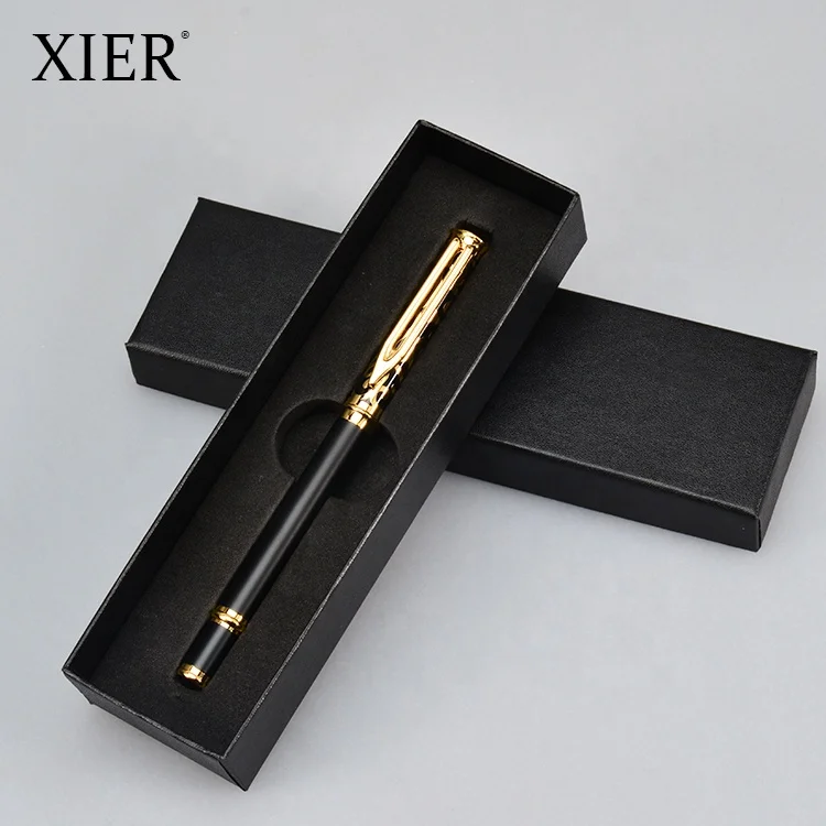 Professional Custom Pen Business Corporate Gift Pens Set Luxury Metal Roller Pen With Box