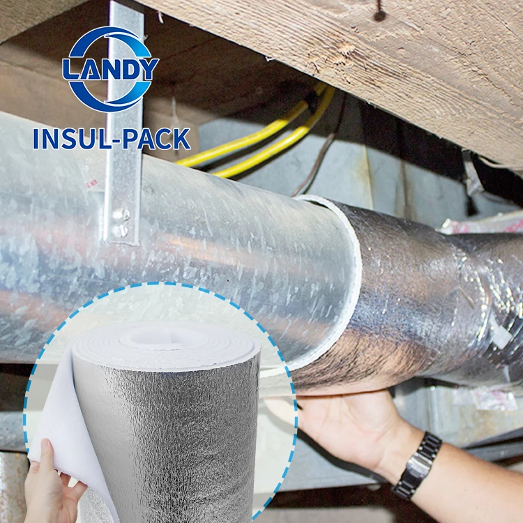 High density closed cell polyethylene epe foam heat insulation with aluminum foil,closed cell foam thermo thermal insulation