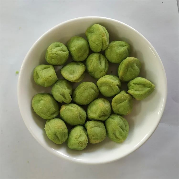 
Chinese multi-flavor wasabi squashed coated crispy peanuts snacks food 