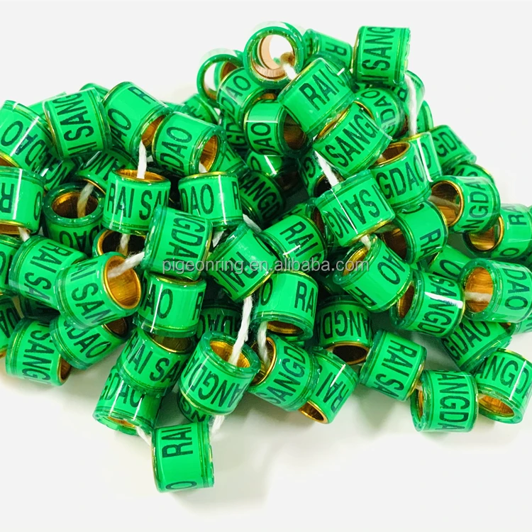 High quality 2023 pigeon fci rings aluminum with plastic pigeon racing rings