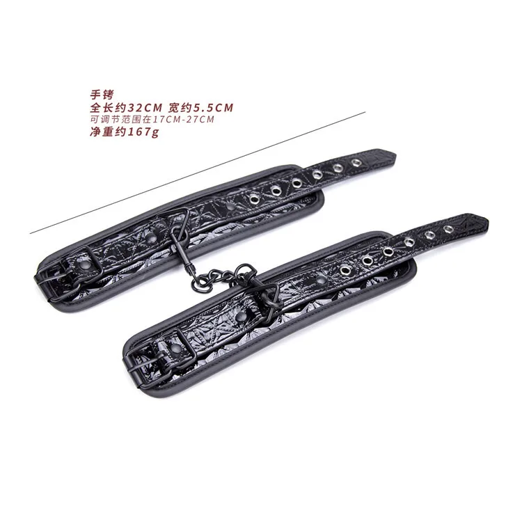 sexy bdsm toy wholesale leather handcuffs sex toys for couples hand cuffs chinese bondage slave handcuff foot cuff