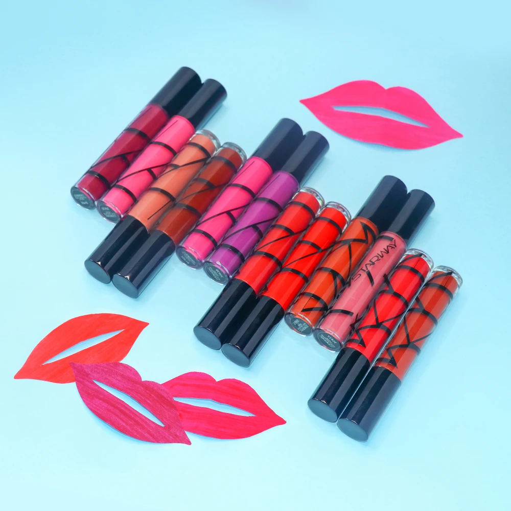 pigment lipstick Matte Vegan long wearing Liquid Lipgloss Private Label Custom Lip gloss