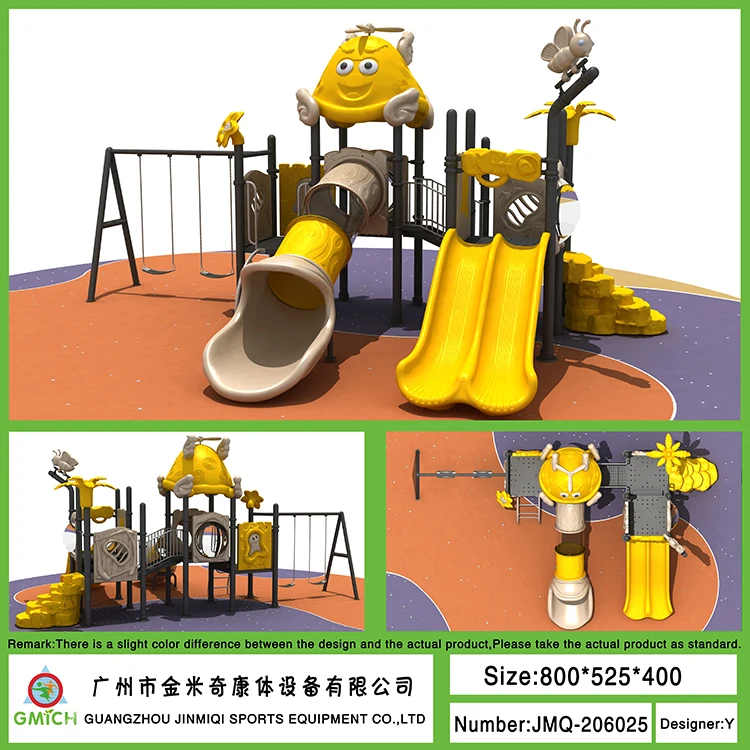 Play ground children play outdoor amus equip park slide