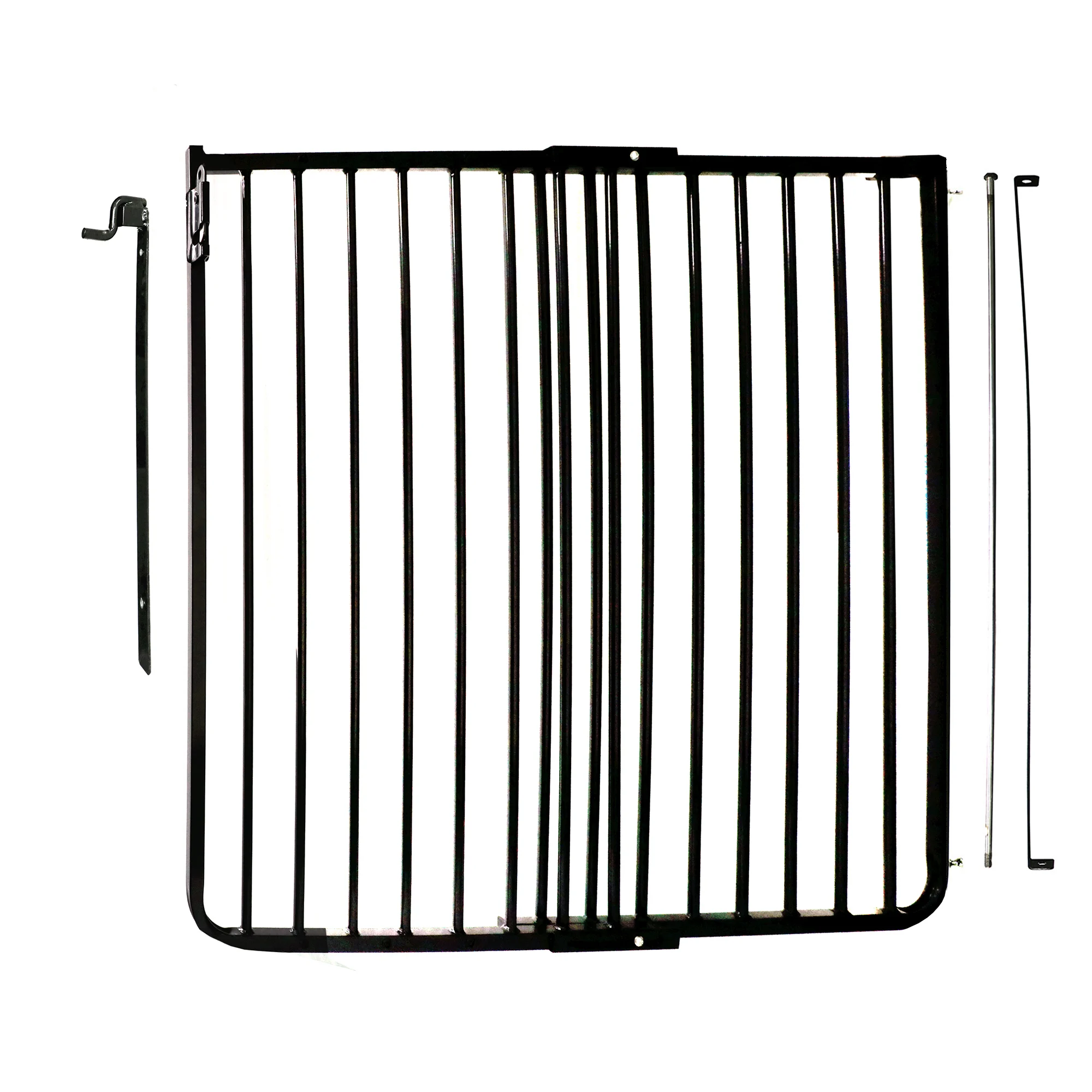 
Metal retractable baby safety gate children pet barrier for indoor/stairways/garden 