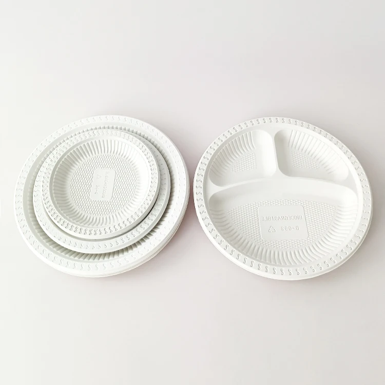 100% Biodegradable Disposable Tableware, 350ml Sugarcane Bagasse Bowl PFAS Free