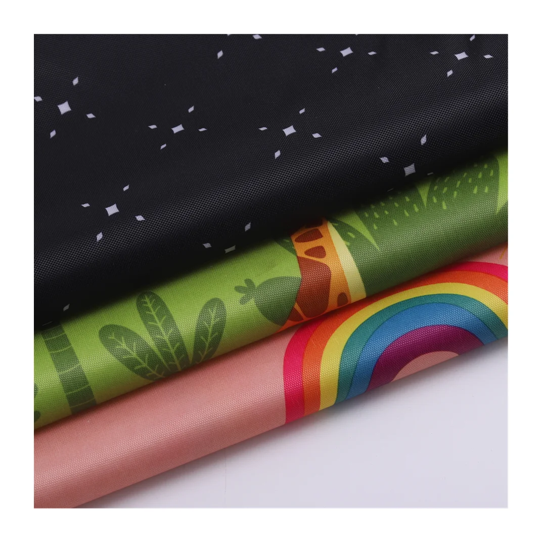 420D Oxford print coated PVC polyester fabric is used for simple wardrobe fabric wholesale thermal fabric