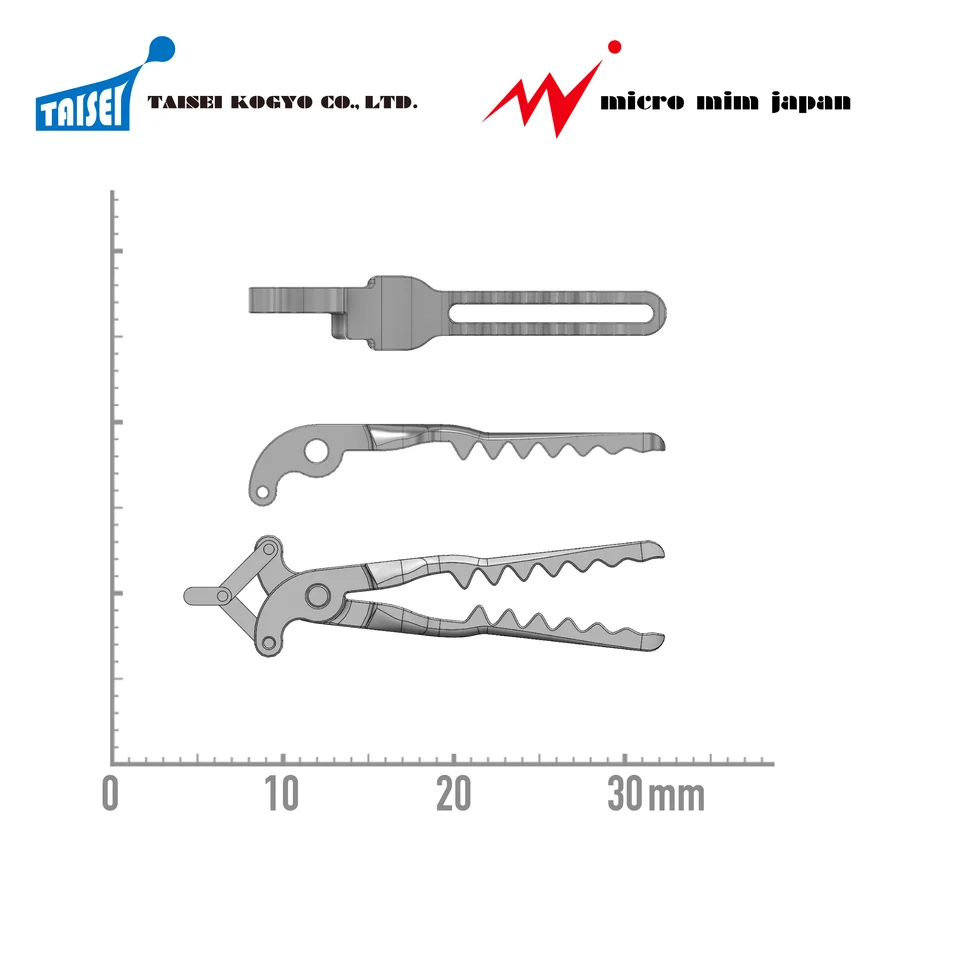 Free Design Oem Custom Parts Metal Injection Molding Process Micro Forceps For Minimal Invasive Surgery Forceps
