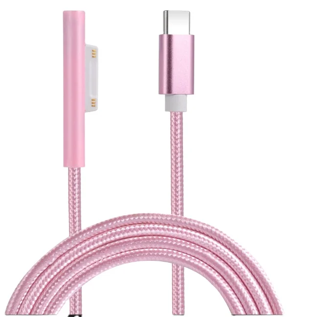 Fast Charging USB-C Power Supply TabletAccessories Chargers  Type C for Microsoft Surface Pro 3 4 5 6 Book 2 1 Charger Cable