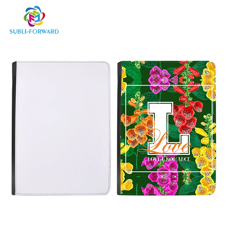 Factory Supply  Wholesale custom PU leather Shockproof  sublimation Tablet case cover  Compatible with ipad