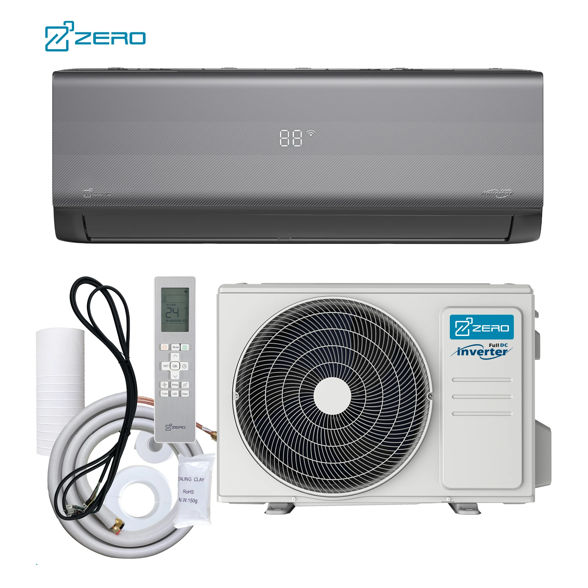 ZERO Brand Inverter Indoor Heating and Cooling Air Conditioners Unit Outdoor Split Air Conditioner AC Mini Split Unit