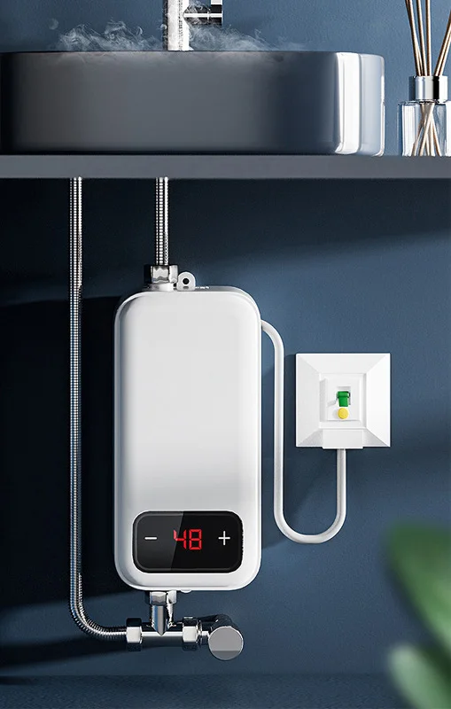 Heater Cold Heating Faucet Tankless Instantaneous Water Heater Electric Kitchen Water Heater Tap Instant Hot Water Faucet