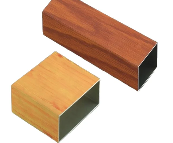 
Wooden color Aluminum profiles aluminium material for Dominican republic market customizable 