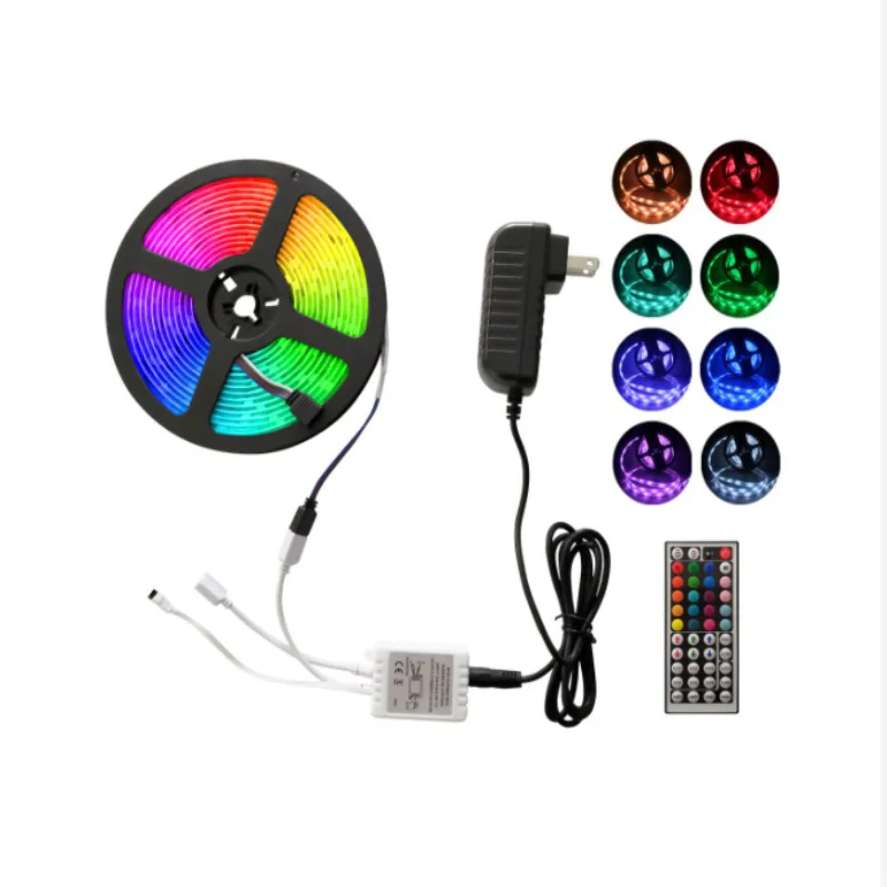  Светодиодная лента 12 В 5050 RGB 24 клавиши 5 м освещение для кухонного шкафа 36