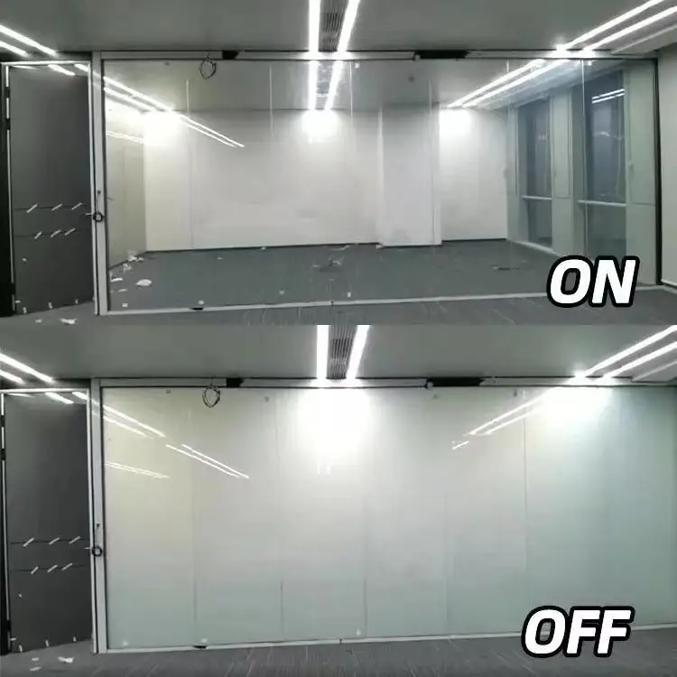 High Transparency Self-adhesive Smart Tint Film Electric Privacy Colored Switchable Glass Film Pdlc Smart Film Switchable