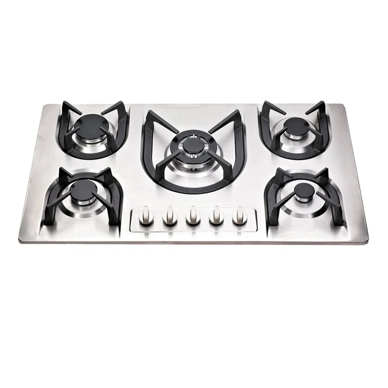 5 burner gas cookers low price stove gas burner cooker built-in cooker gas cooktops for home