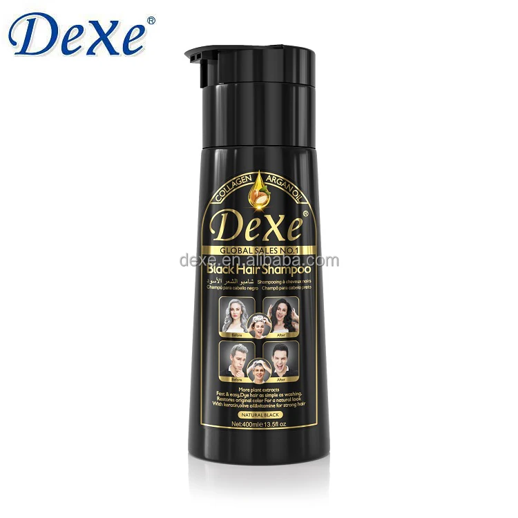 Dexe new arrival design Private label hair care styling medium blonde hair dye hair color shampoo new packing