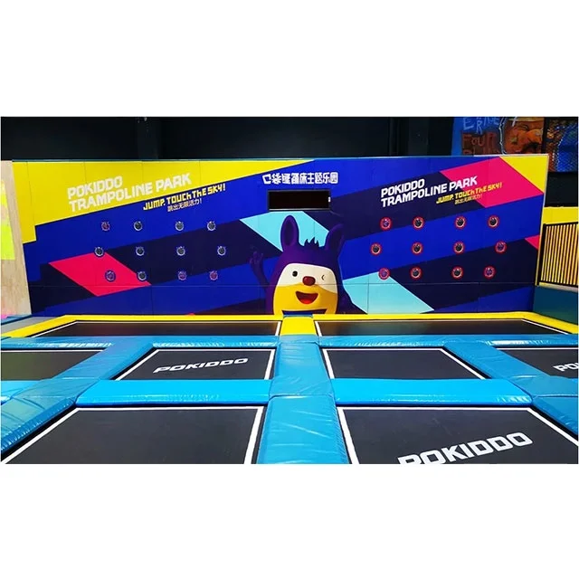 Pokiddo Customized Sports Large Indoor and Outdoor Trampoline Park Equipment  Tap Fun sky podsfor Kids and adults