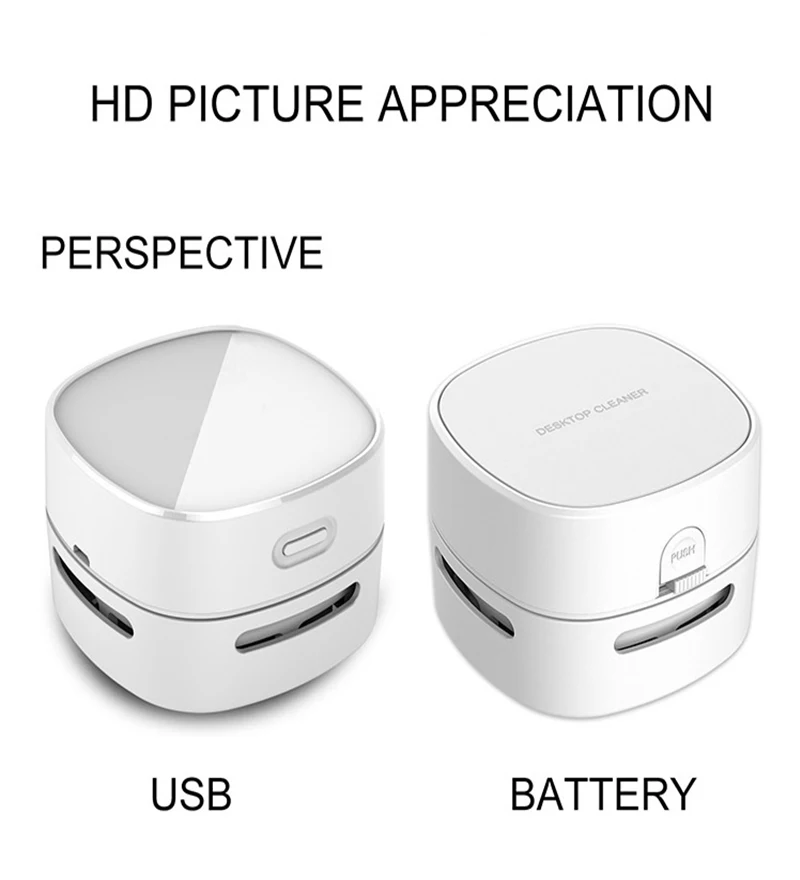 Mini Handheld Vacuum Cleaner Office Desk Dust Tool Home Table Sweeper Desktop Vacuum Cleaner For Kitchen Home Computer Sweeper