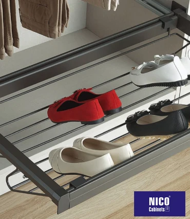 Деревянный детский шкаф NICOCABINET на заказ современный шкаф-гардероб для спальни